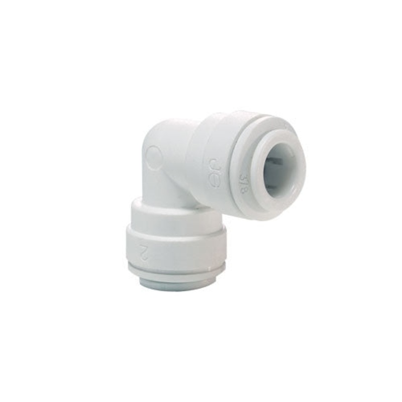 John Guest Reverse Osmosis RO Fitting - PP211208W Reducing Elbow 3/8 Inch x 1/4 Inch