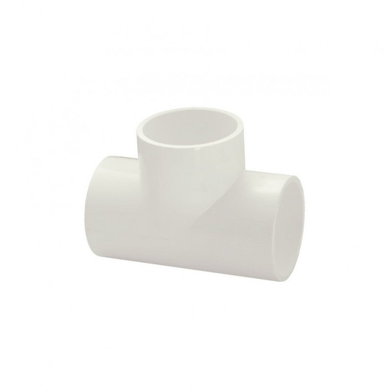 PVC Tee Schedule 40 - 1 1/2 Inch White