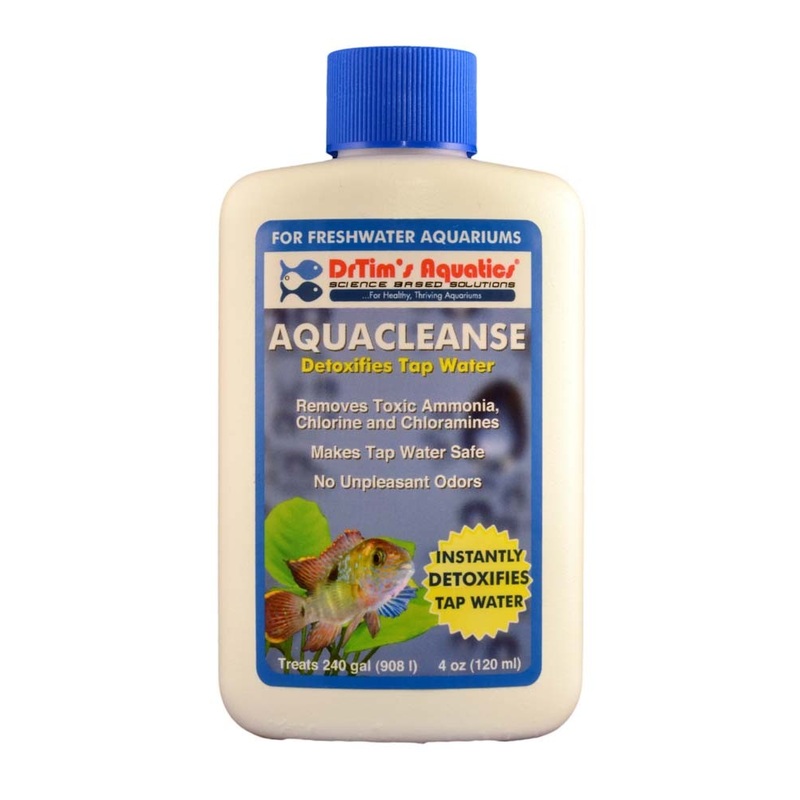 DrTims Aquatics AquaCleanse Tapwater Detoxifier for Freshwater 8oz