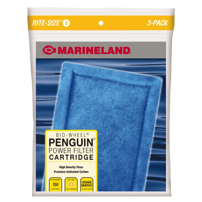 Marineland Penguin Power Filter Replacement Cartridges - 3 count