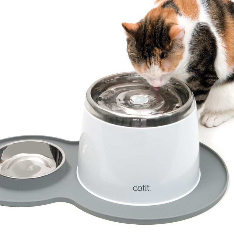 Catit Peanut Placemat Medium - Grey