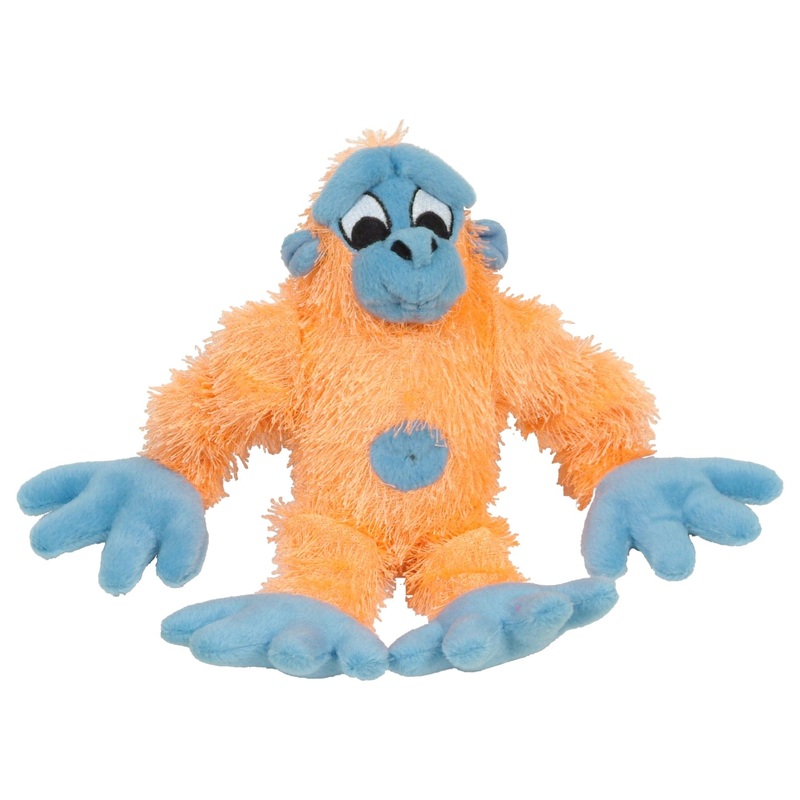 Dogit inPuppy Luvzin Plush Dog Toy with Squeaker - Orange Gorilla