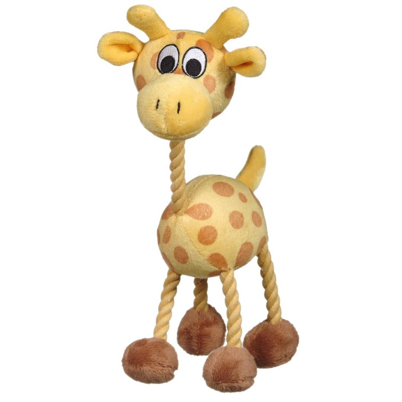 Dogit inPuppy Luvzin Plush Dog Toy with Squeaker - Yellow Giraffe