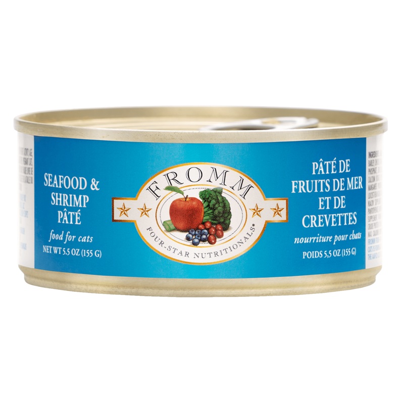 Fromm Four Star Seafood & Shrimp Pt Wet Cat Food - 155g