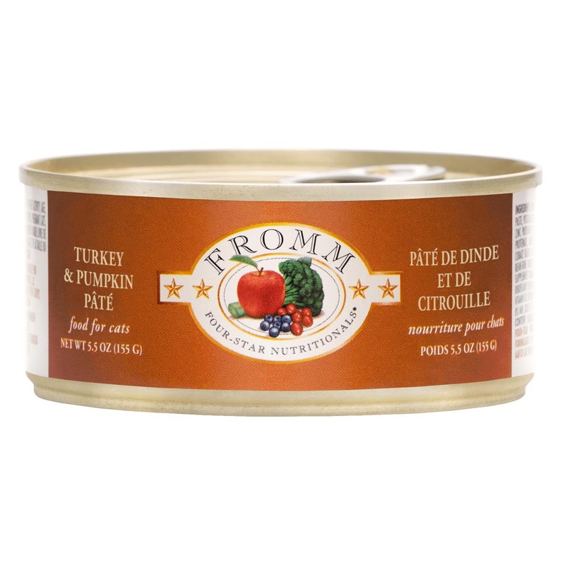 Fromm Four Star Turkey & Pumpkin Pt Wet Cat Food - 155g