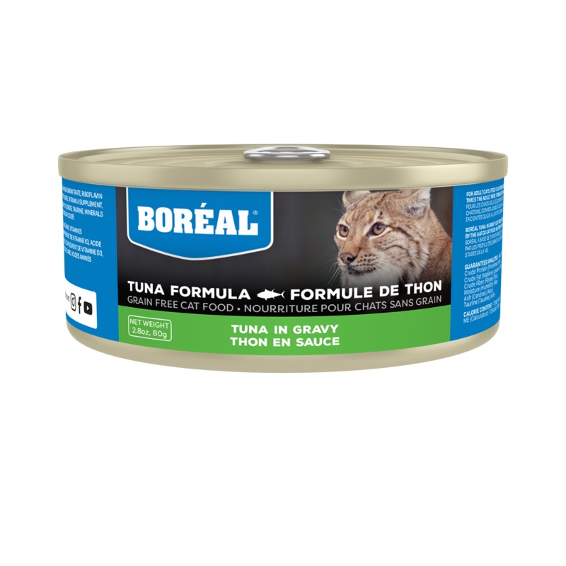Boreal Red Tuna With Gravy Wet Cat Food Can - 80g