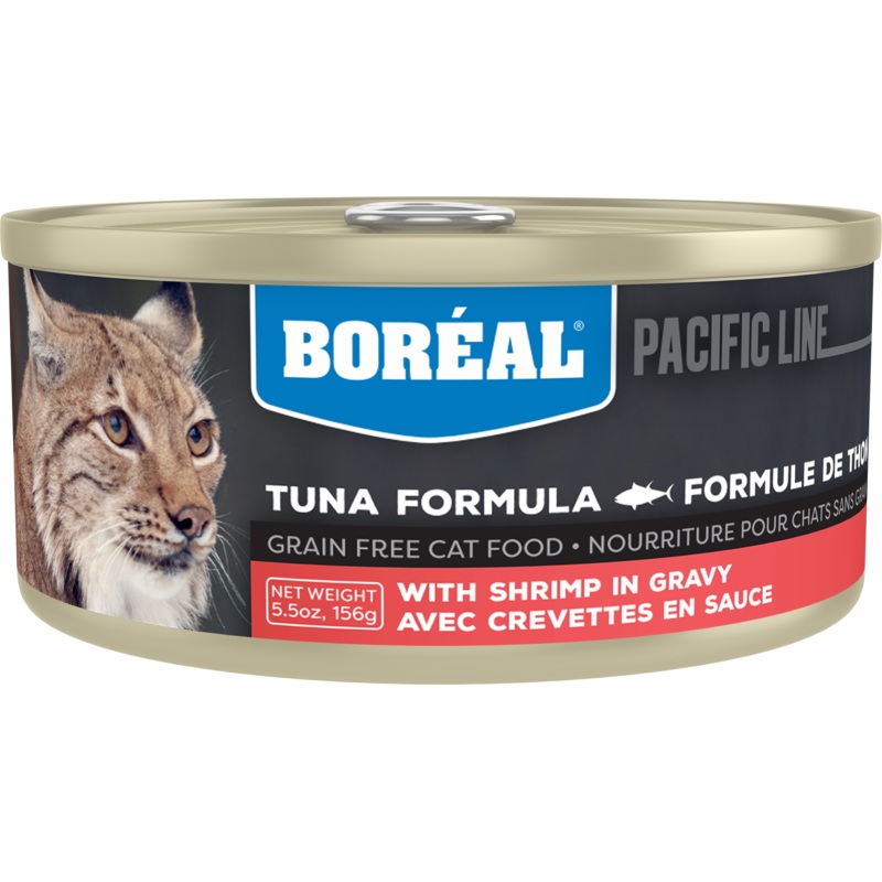 Boreal Red Tuna With Shrimp in Gravy Wet Cat Food Can - 156g
