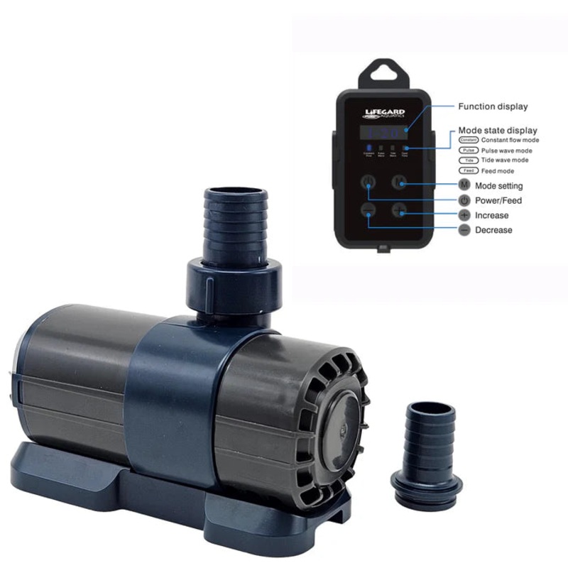 Lifegard Aquatics Quiet One DC Pump with Controller - 3168 GPH