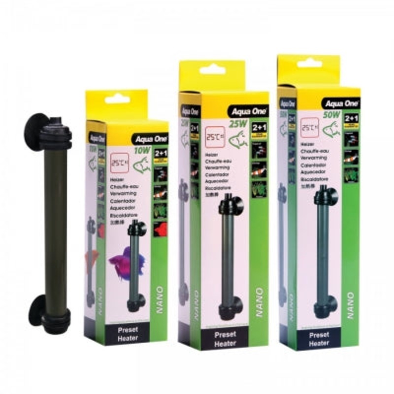 Aqua One Nano Glass Preset Heater 10w