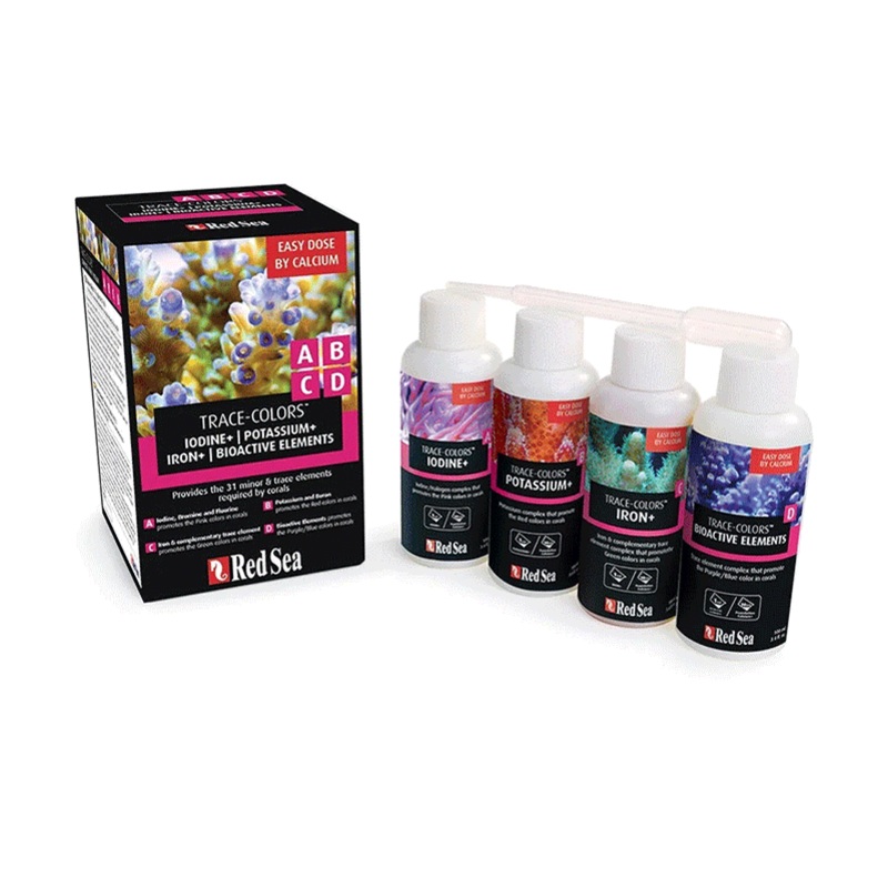 Red Sea Coral Colours ABCD (4x100ml bottles) Trial Pack