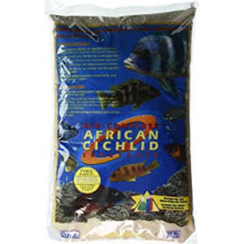 CaribSea Eco-Complete Zach Black Cichlid substrate 20lb bag (9.71kg) 4-10mm