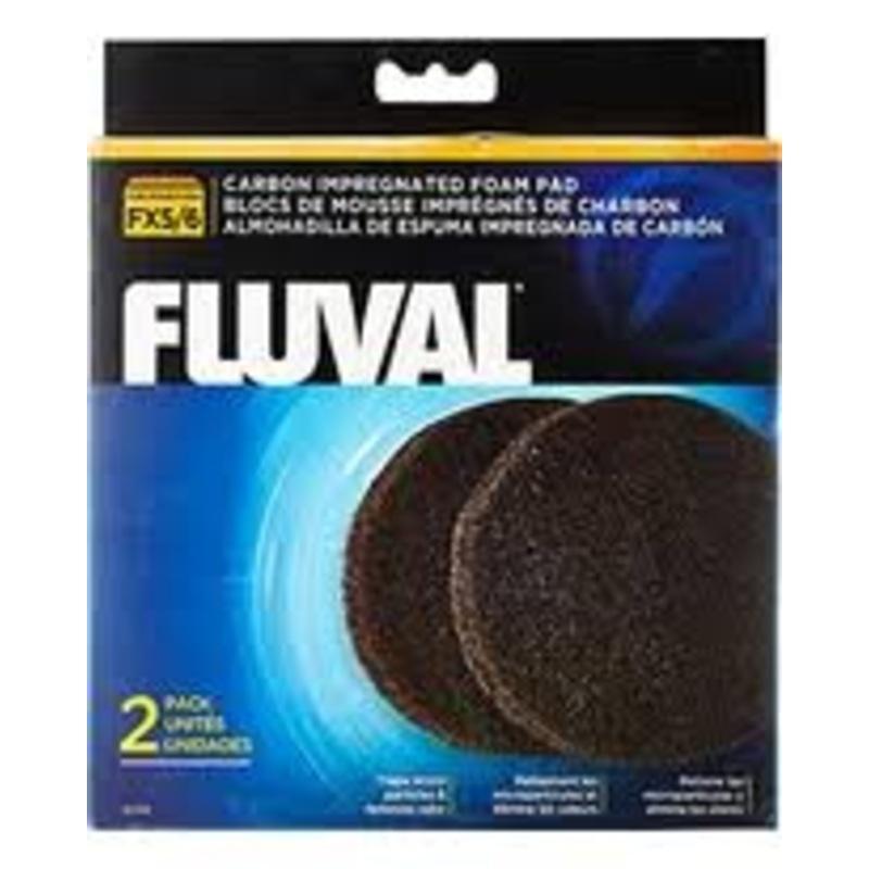 Fluval FX5/6/4 Carbon impregnated pads ( 2 pk )