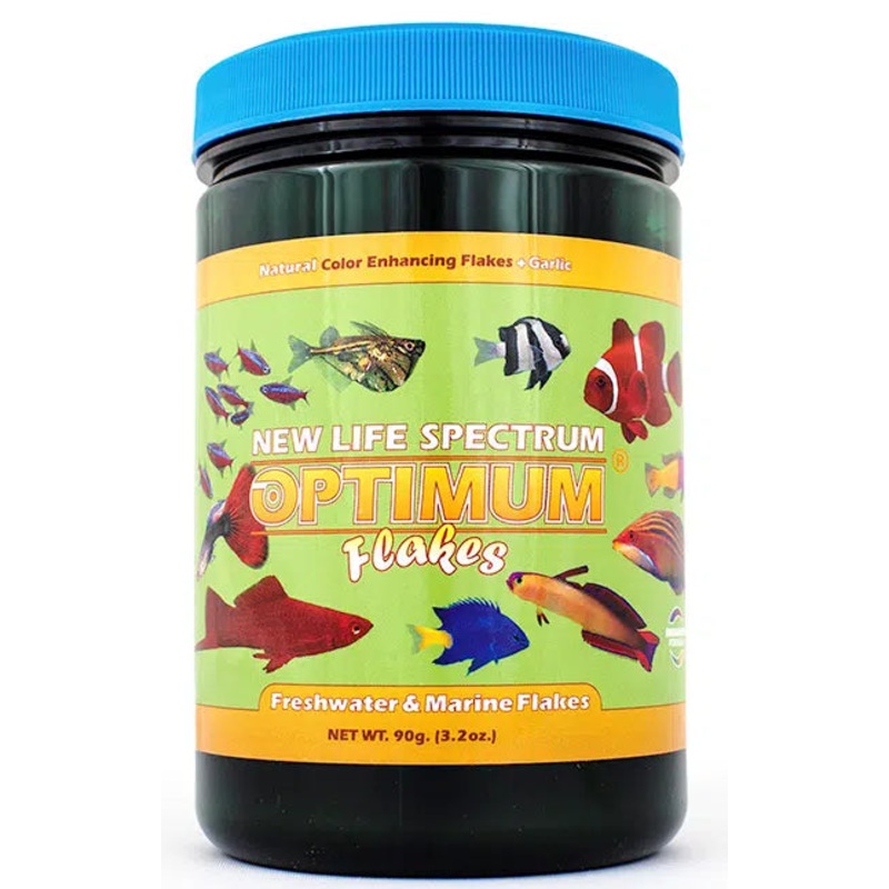New Life Spectrum Optimum Flakes Freshwater & Marine Floating 90g