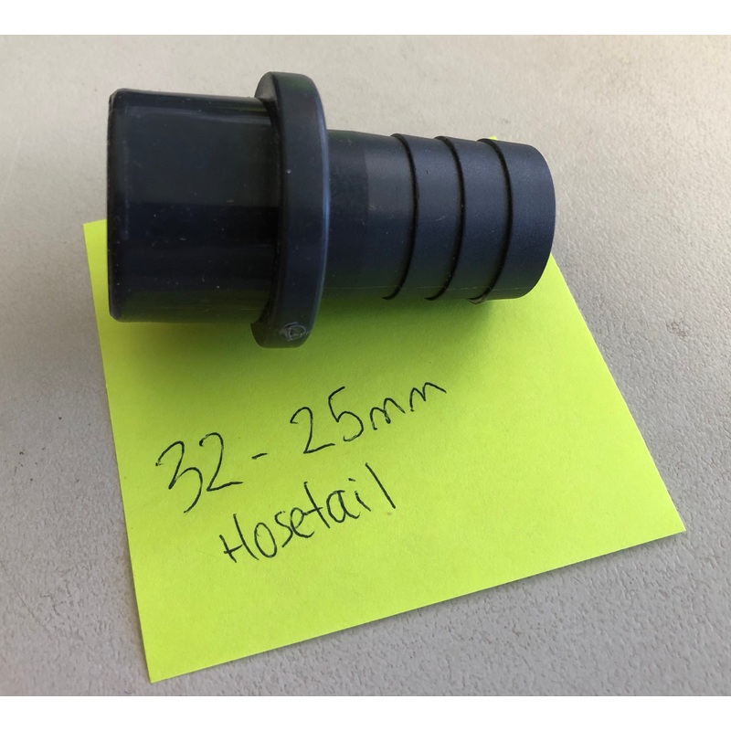 32MM TO 25MM BARBED HOSETAIL ADAPTER