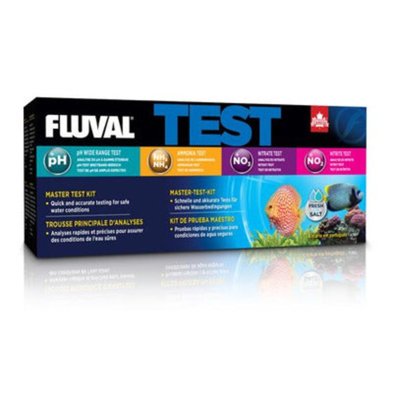 Fluval Master test kit (wide PH, nitrite, nitrate & ammonia