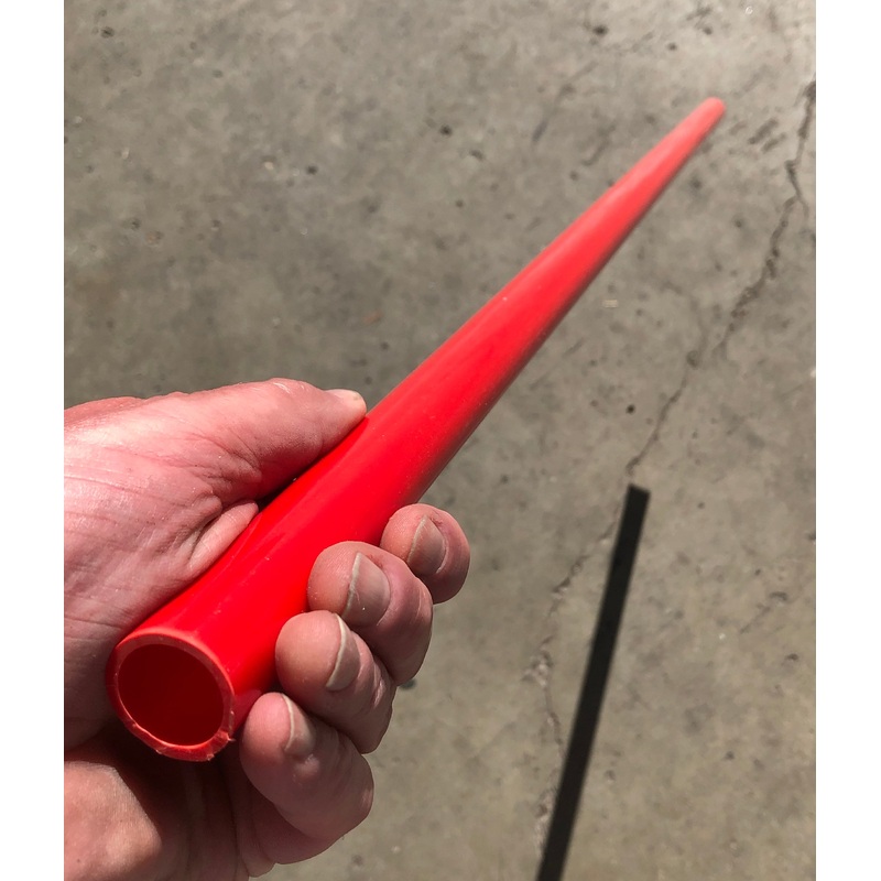 PVC Pipe 25mm O/D 1 METRE RED COLOUR