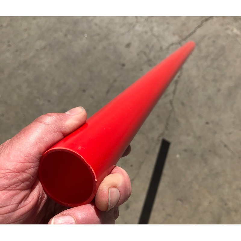PVC Pipe 40mm O/D 1 METRE RED COLOUR
