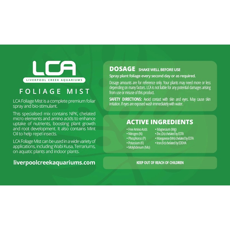 LCA Foliage Mist 500ml