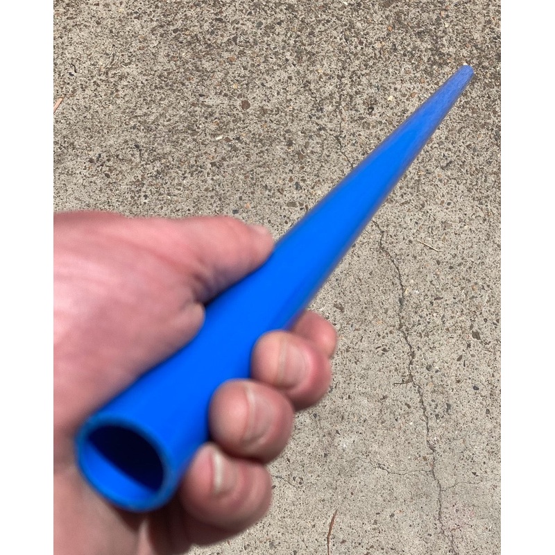 PVC Pipe 25mm O/D 1 METRE BLUE COLOUR