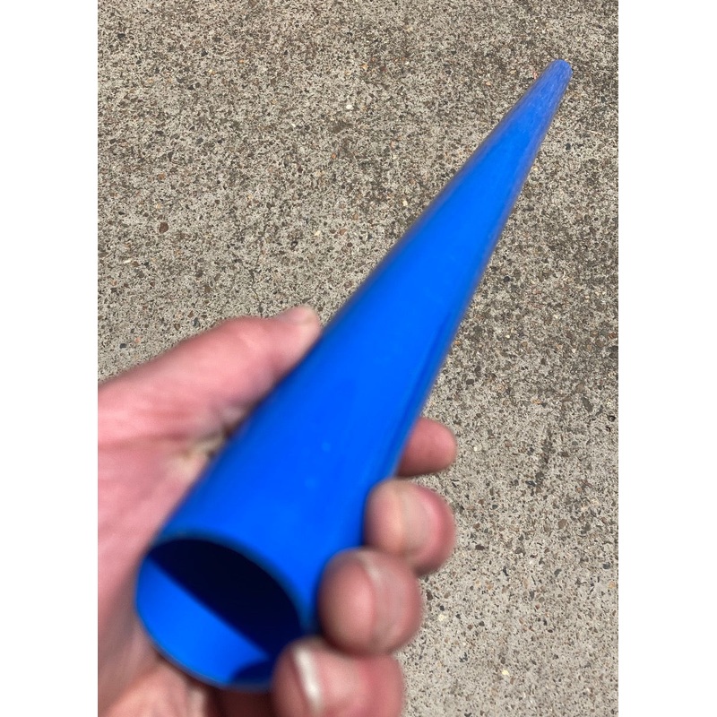 PVC Pipe 40mm O/D 1 METRE BLUE COLOUR