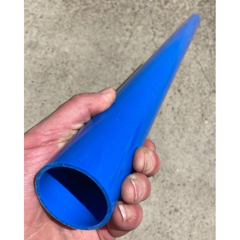 PVC Pipe 50mm O/D 1 METRE BLUE COLOUR