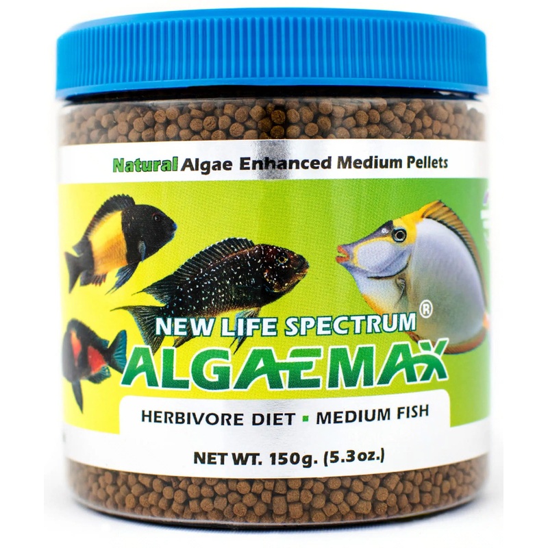 New Life Spectrum Algaemax Medium 150g Sinking Pellet (2-2.5mm) EXP 06/25