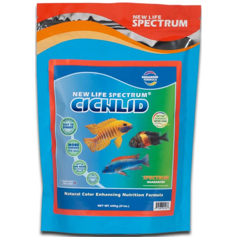 New Life Spectrum Cichlid Regular Sinking (1-1.5mm) 600g