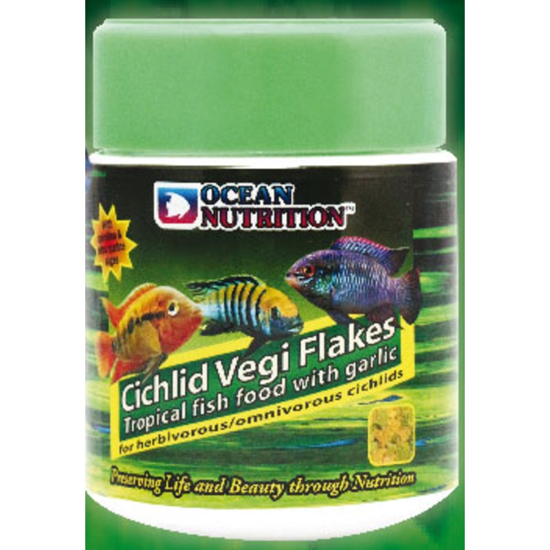 Ocean Nutrition cichlid Vegi Flakes 71g
