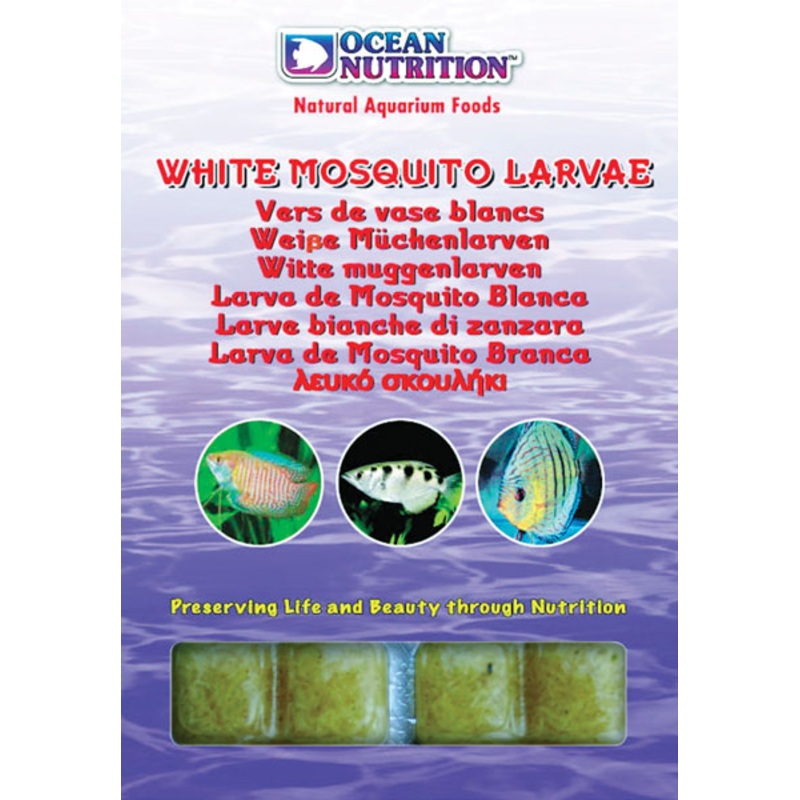 Ocean Nutrition Frozen White Mosquito Larvae 100g