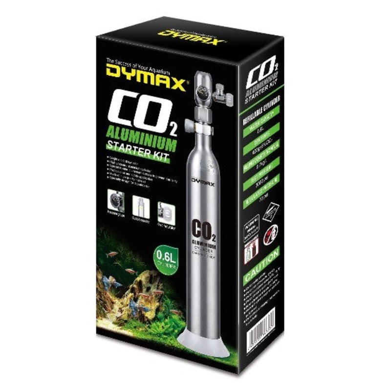 Dymax CO2 Aluminium Starter Kit 0.6L - (Empty Cylinder)