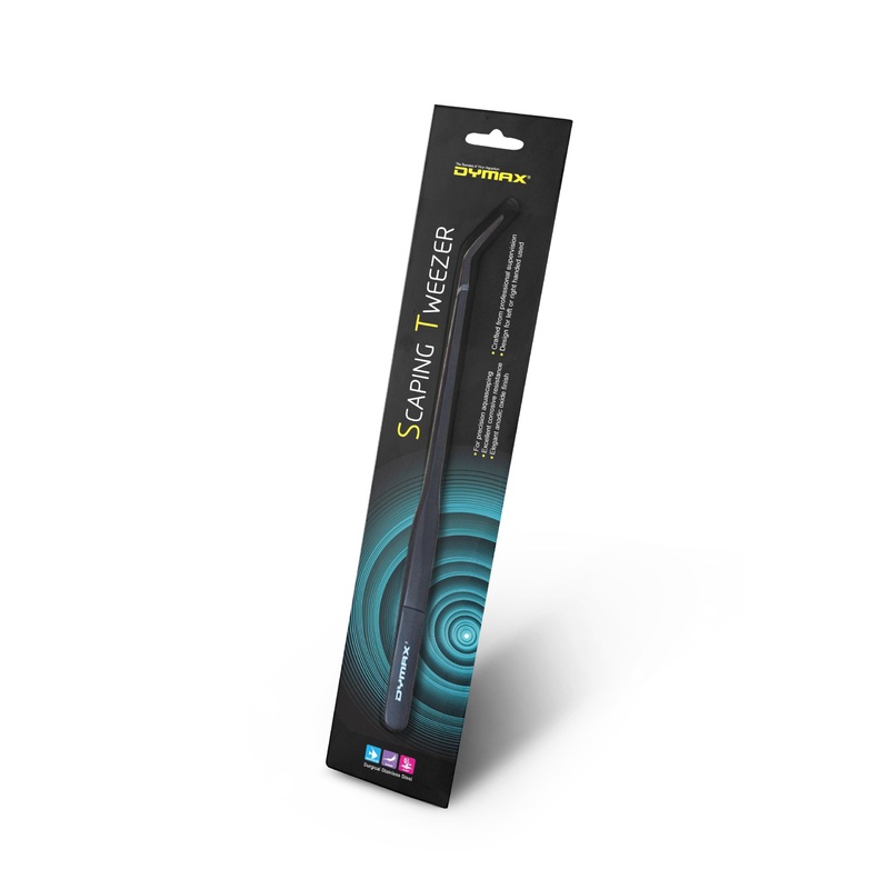 Dymax Stainless Steel Tweezers-Contra Angle