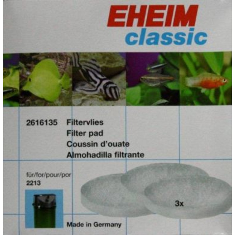 Eheim Classic 2213 Fine Filter Pads (3pk) 2616135