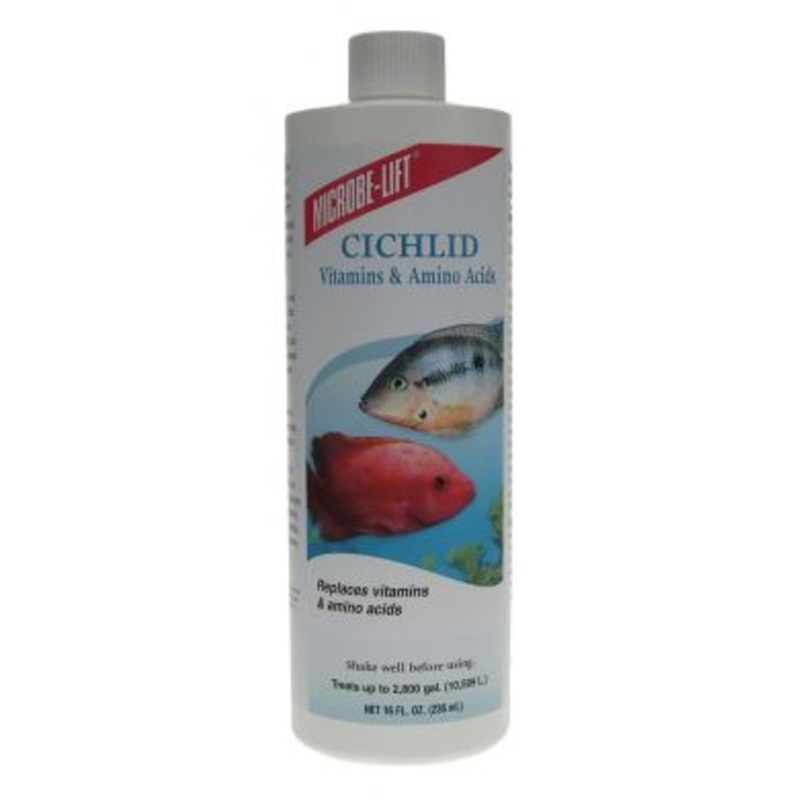 Microbe Lift Cichlid Vitamins & Amino Acids 473ml