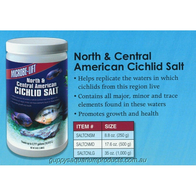 Microbe-Lift North & Central American Cichlid Salt 500gm