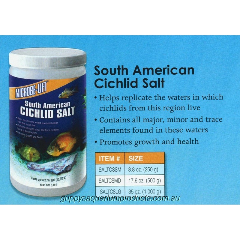 Microbe Lift South American Cichlid Salt 500Gm