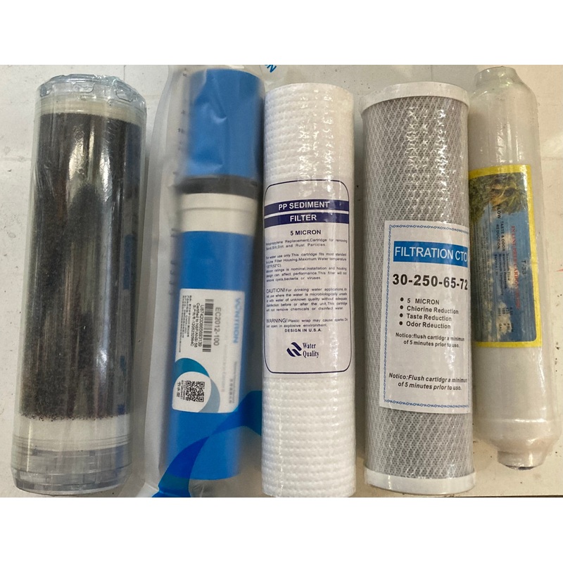 Replacement Reverse Osmosis Cartridge Set 5Way