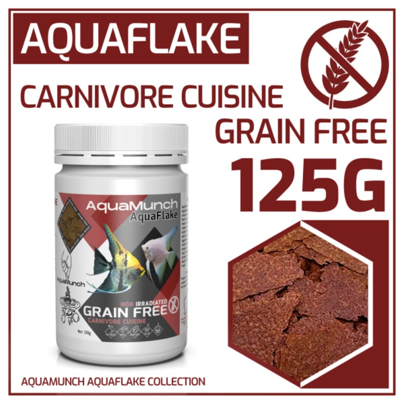 AquaMunch AquaFlake Carnivore Cuisine Flake 125g