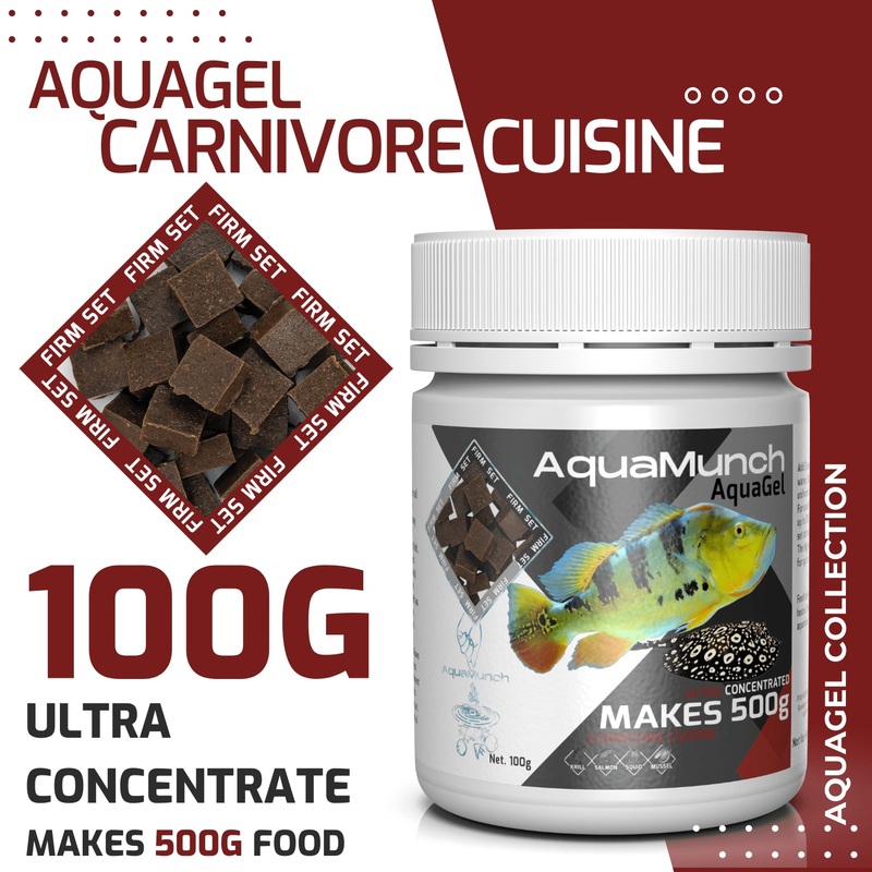 AquaMunch AquaGel Carnivore Cuisine 100g Makes 500g
