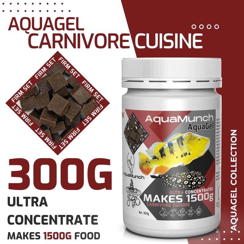 AquaMunch AquaGel Carnivore Cuisine 300g Makes 1500g