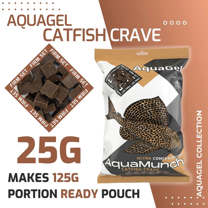 AquaMunch AquaGel Catfish Crave 25g Ready Portion