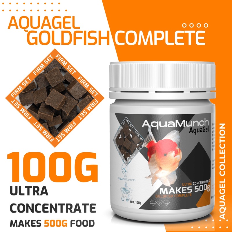 AquaMunch AquaGel Goldfish Complete 100g Makes 500g