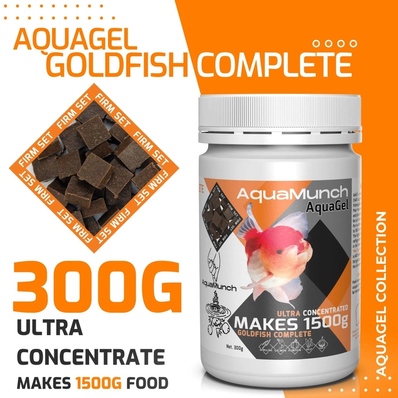 AquaMunch AquaGel Goldfish Complete 300g Makes 1500g