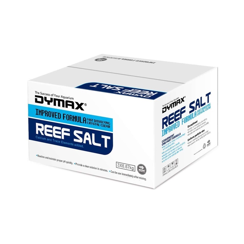 Dymax Reef Salt 20kg BOX (3x6.67kg bags)