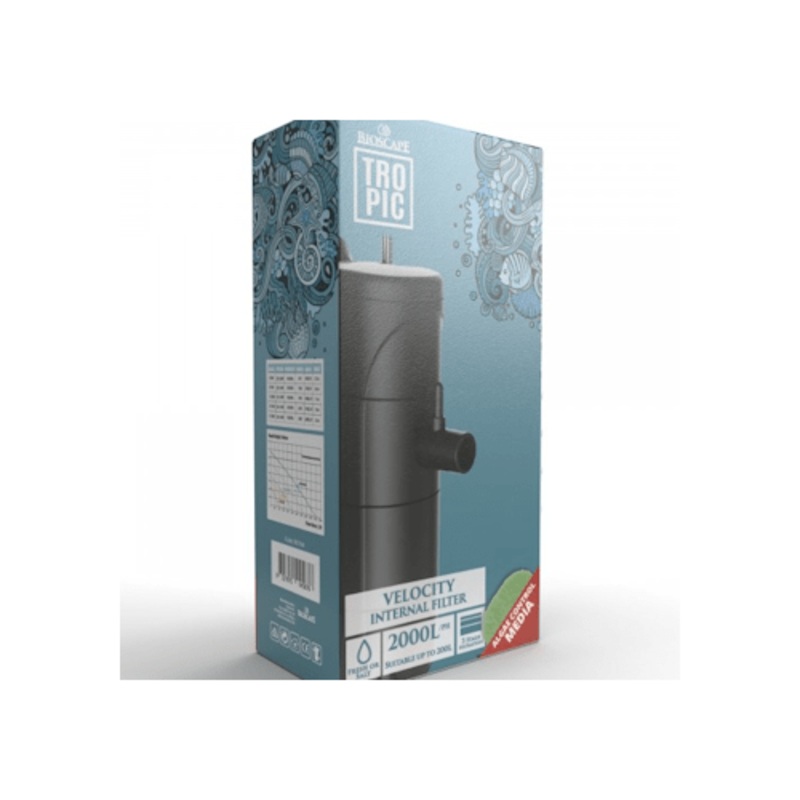 Bioscape Velocity Internal Filter 2000 - 2000lph
