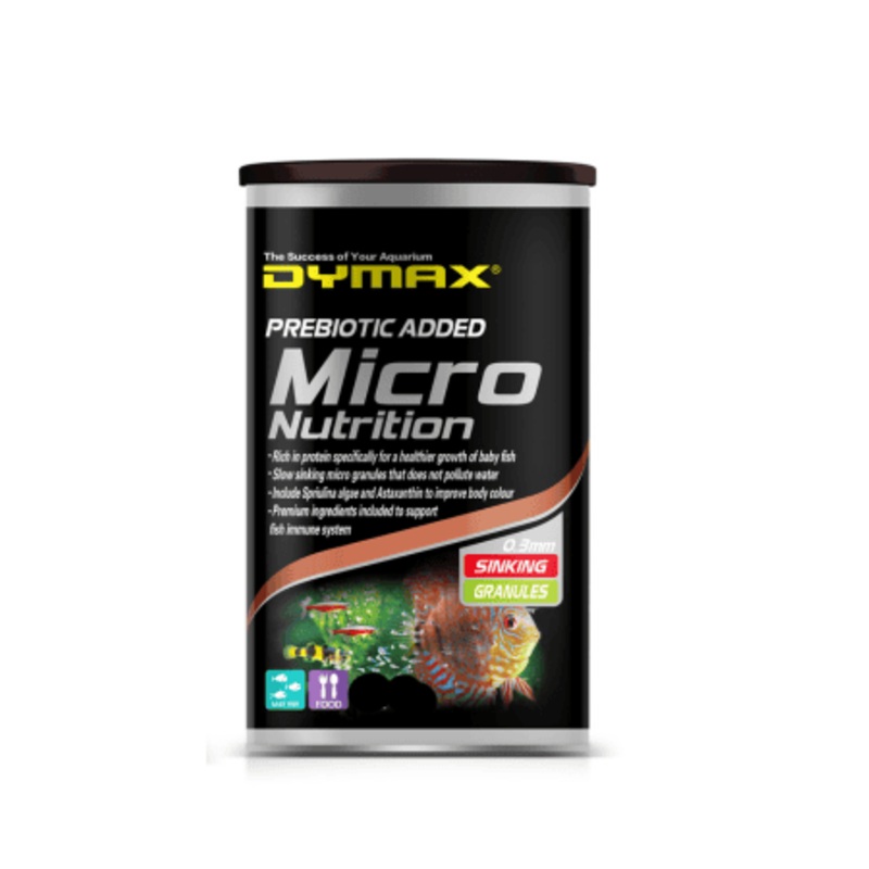 Dymax Micro Nutrition 50g Sinking Granule 0.3mm
