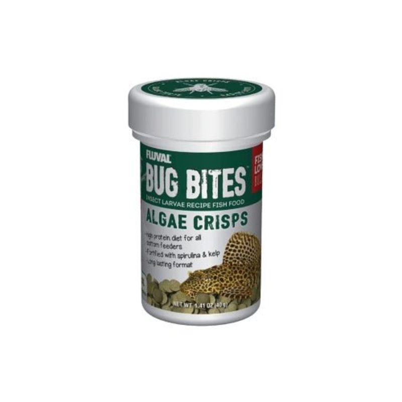 Fluval Bug Bites Algae Crisps 100gm