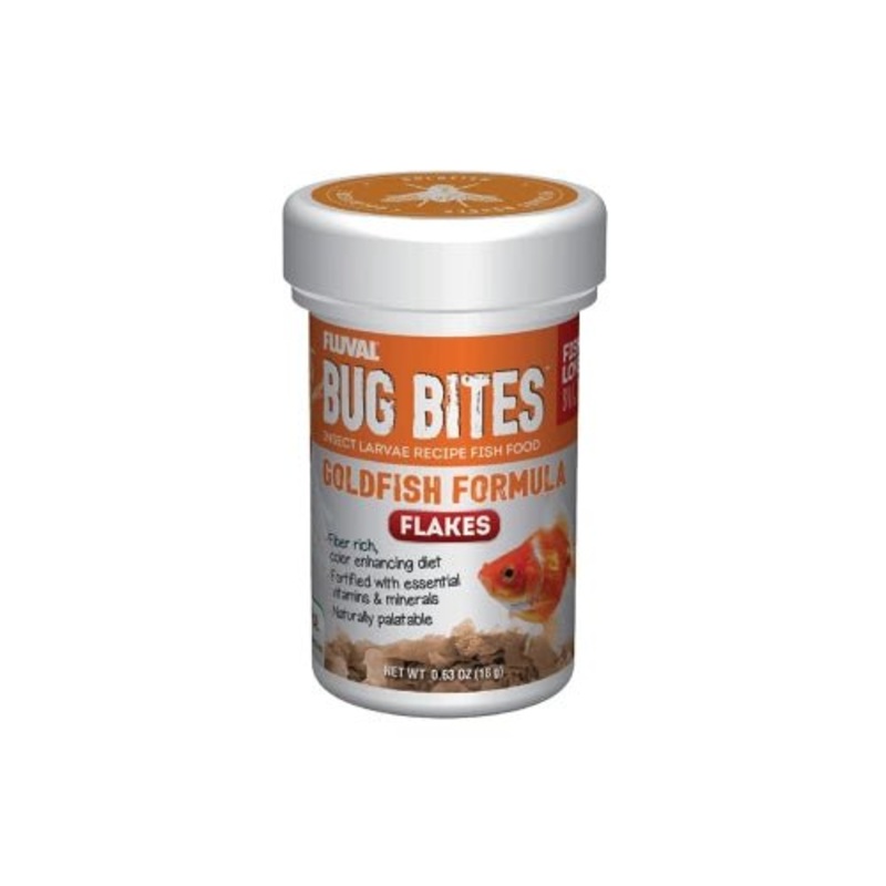 Fluval Bug Bites Goldfish Flakes 90gm