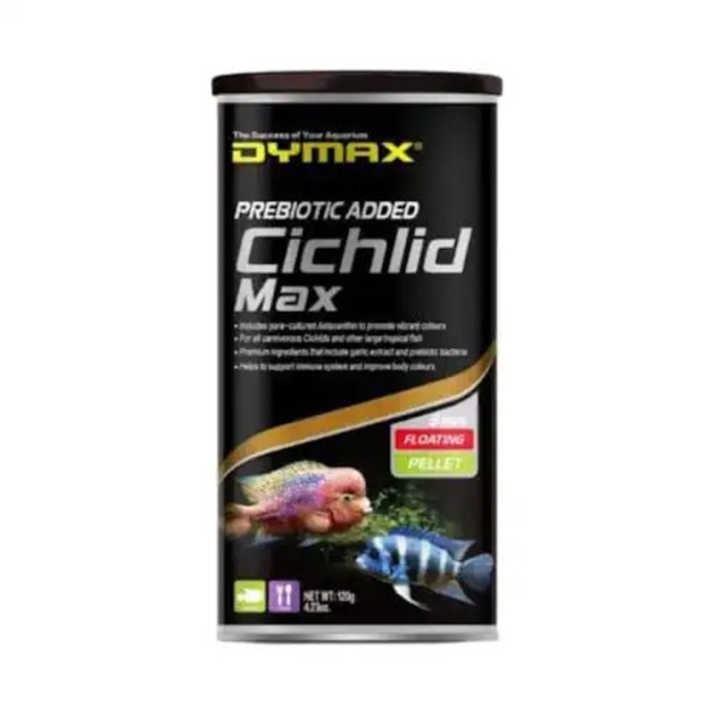 DYMAX CICHLID MAX 120G FLOATING PELLET