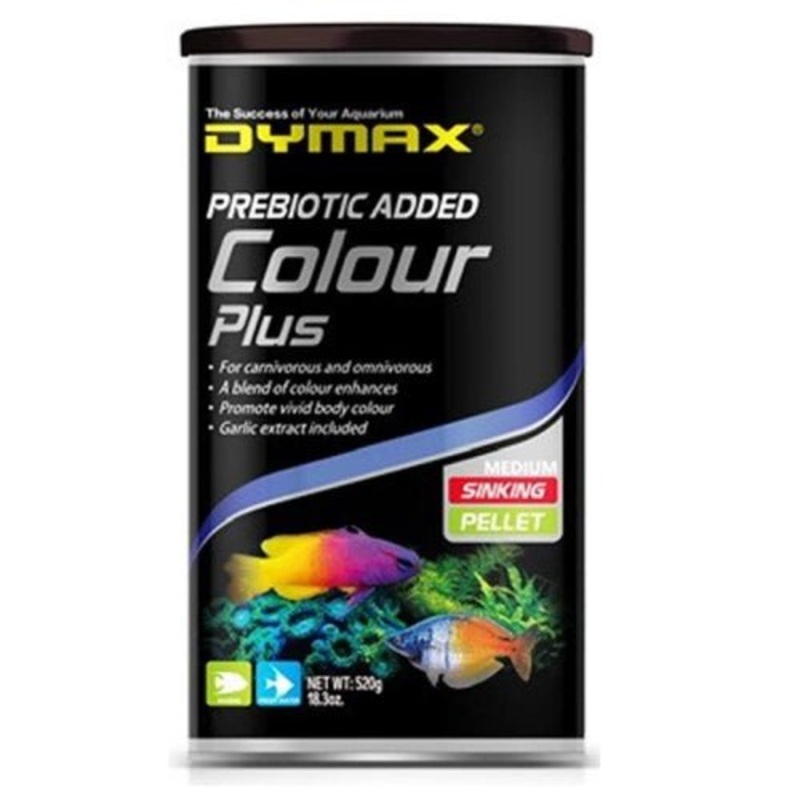 DYMAX COLOUR PLUS 60G SMALL SINKING PELLET