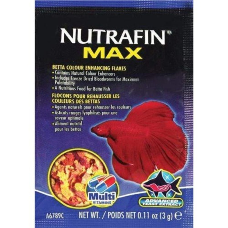 Nutrafin Max Betta Colour Enhance Fish Food 3g